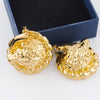 African Nigeria Big Drop Earrings Copper Large Style Stereoscopic For Women Party Wedding Gifts - Image 10