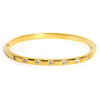 Zircon Stainless Steel Bracelet For Women Geometric Leaf Rhinestone Shell Bangles Couple Jewelry - Image 11