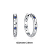 Heart and Hoop Earrings with Cubic Zirconia in Many Styles - Image 8