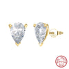 Orsa Jewels Cubic Zirconia Stud Earrings Silver Shiny CZ Daily Zirconia Stud Earrings - Image 8