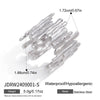 Minimalist Asymmetric Hollow Ring in Stainless Steel - Image 15