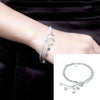 Silver Bracelet Geometric Cube Circle Punk Asymmetric Beaded For Woman Girl Jewelry Gift - Image 48