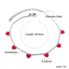 Blue Stone Anklets for Women Bracelet on Leg Stainless Steel Women's Chain Anklets Wedding Party Jewelry - Image 19