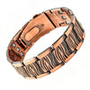 Mens Magnetic Bracelets, Cross Copper Plating Bracelet with Double-Row Strength Magnets for Men Husband Dad Christmas Gifts - Image 16
