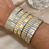 Stainless Steel Heart Love Adjustable Bangles for Women Elasticity Bracelets Multiple Styles Wrist Jewelry - Image 3