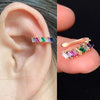 Adjustable Ear Cuff No Piercing with Cubic Zirconia Butterfly and Flower Designs - Image 70