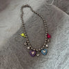 Boho Kpop Colorful Sugar Star Tassel Pendant Choker Necklace for Women Sweet Love Heart Chain Aesthetic Y2K Jewelry Accessories - Image 6