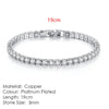 Dazzling Tennis Bracelet For Women Men 4/5mm Shiny Zircon Iced Out Chain Crystal Couple Men's Women's Bracelet Jewelry - Image 9