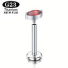 1Pcs Titanium Piercing CZ Gem Internally Threaded Labret Monroe Lip Ring Tragus Nail Helix Earring Stud 16G Body Jewelry - Image 12