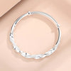 Charms Silver Bracelets For Women Adjustable Twisted Woven Bangle Bracelet Party Wedding Jewelry - Image 6