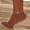 Bohemian Adjustable Starfish Anklet Bracelet Charm Braided Beach Foot Chain Vintage Women's Jewelry Gift - Image 1