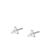 Small Hoop and Stud Earrings with Charm and Chain Styles - Image 8