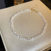 Adjustable Imitation Pearl Necklace with Irregular Beads - Image 10