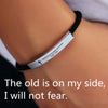 Cross Jesus Scripture Quote Bracelet Christian Bible Verse Engraved Letters Stainless Steel Bracelets Braided Rope Wristband - Image 5