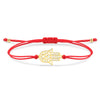 Stainless Steel Hamsa Hand Of Fatima Bracelet Women Red Grey Black Cord String Slide Knot Handmade Jewelry Gift - Image 2