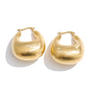 Personality Stainless Steel Chunky Hoop Earrings for Women Gold Pvd Plated Geometric Daily Casual Jewelry - Image 7