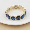 crystal bracelet For Women colorful Geometric rhinestone square elastic thread red white pink bracelet boho style - Image 12