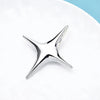 Stainless Steel Star Brooches For Women Men 2-color Simple Easy-match Metal Party Casual Brooch Pins Gifts - Image 6