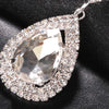 Stonefans Crystal Rhinestone Drop Earrings Pierced Hypoallergenic 2024 Wedding Party Earrings Womens Bridal Jewelry