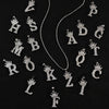 26 Letters A-Z Zircon Crown Pendant Necklace for Women Men Punk Initial Alphabet Necklaces Hip Hop Choker Chain Jewelry - Image 4