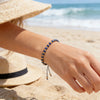 Stone Bracelet for Women Lapis Lazuli Jewelry Gold Plated Beads Handmade Adjustable Rope - Image 6