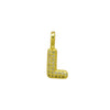 Stainless Steel Gold Plated 26 Letters Name Necklace Zircon Pendant Necklace - Image 12