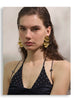 Statement Stainless Steel Hammer Metal Geometric Drop Big Earrings Gold Pvd Plated Attractive Daily Jewelry - Image 10