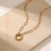 Paperclip Pendant Stainless Steel Necklace for Women Charm Collars Chains Minimalist Personalized Statement Jewelry - Image 4