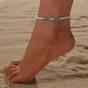 Bohe Sea Turtle Rainbow Beaded Anklets For Women Elastic Rope Chains Adjustable Ankle Bracelet Beach Jewelry Summer Accessories - Image 2