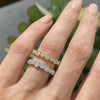Round Cubic Zircon Promise Rings for Women Novel Accessories Wedding Rings Silver Color/Gold Color Jewelry - Image 3