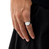Stainless Steel Square Signet Ring for Men, Gold Silver Color High Polished Chunky Ring, Simple Statement Jewelry Thumb Ring - Image 3