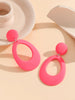 Colorful Acrylic Geometric Drop Earrings for Women Lightweight Boho Chic Dangle Jewelry Accessory - Image 10