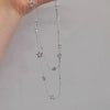Y2K Layered Pentagram Long Necklace Elegant Star Pendant Double Chain Sweater Jewelry for Casual Outfits Sweet Women Choker Gift - Image 3