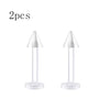 2pcs Clear Surgery Bioflex Nose Rings Belly Rings Septum Eyebrow Lip Cartilage Earring Industrial Plastic Piercing Jewelry - Image 7
