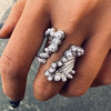 Sell Well in Europe America Wide Version Pearl Rings for Women Exaggerate Chunky Statement Jewelry Ring Gift - Image 2