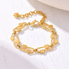 Distinctive Elliptical Bracelet for Women,Hand-made Chain Stainless Steel Bracelets, Jewelry Gift - Image 9