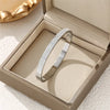 Geometric Zircon Cuff Bracelet For Women Golden Plated Open Bangle Party Wedding Jewelry Gifts - Image 19