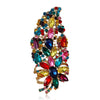 Shiny Large Glass Flower Brooches for Women Unisex Rhinestone Pins 6-color Available Casual Party Accessories Gifts - Image 13