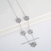 Stainless Steel Laser Five Leaf Flower Petal Adjustable Clover Bracelet Classic for Woman Girl Jewelry Party Gift - Image 41