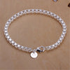 Silver Chain Twisted Bracelet Charm Chain Women Men Wedding Cute Simple Models Jewelry - Image 9
