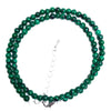 4mm Stone Malachite Quartz Opal Volcanic Lava Round Bead Necklaces Women Men Choker Classic Jewelry Gift 16in - Image 21