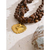 Autumn Winter Layered Acrylic Beads Handmade Chain Heart Pendant Necklace Stainless Steel Statement Jewelry - Image 6