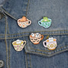 3-5 Pcs Cute Animal Brooch Set Creative anime Enamel Pins Backpack Clothing Accessories Metal Badge Christmas gifts - Image 4