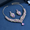 Ladies' Design Necklace Earrings Jewelry Set Suitable for Daily Wear, Wedding Parties, Holiday Gifts - Image 12