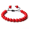 8MM Stone Bead Braid Bracelets Minimalist Carnelian Agates Jades Gem Woven Bangle Jewelry Gift For Women Men - Image 28