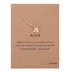 Alloy Cute Elegant Sun Love Star Leaves Clover Unicorn Luck Pendant Necklaces for Women Accessories Jewelry - Image 8