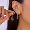 Christmas Tree Zircon Star Silver Color Stud Earrings For Women Santa Claus Asymmetrical Earrings Jewelry Xmas Gift - Image 10