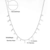 Round Cubic Zircon Charms Long Necklace Woman Choker Stars Moon Elegant Chain No Fade Fariy Jewelry - Image 13