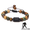 12 Constellation Zodiac Sign Stone Bracelet Turquois Tiger Eye Mineral Bracelet Adjustable Woven Bangle Leo Jewelry Gift - Image 18