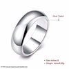 Silver Rings Simple Round Circle Rings For Women Party Jewelry Size 5 6 7 8 9 10 - Image 6